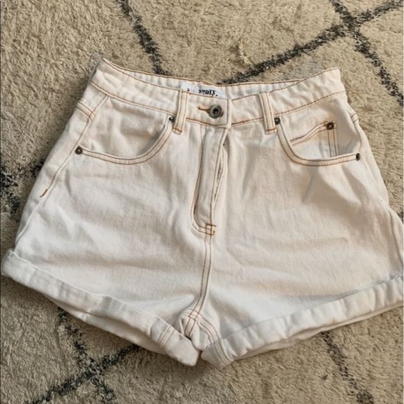 High waisted white shorts tigermist - Picture 3 of 5